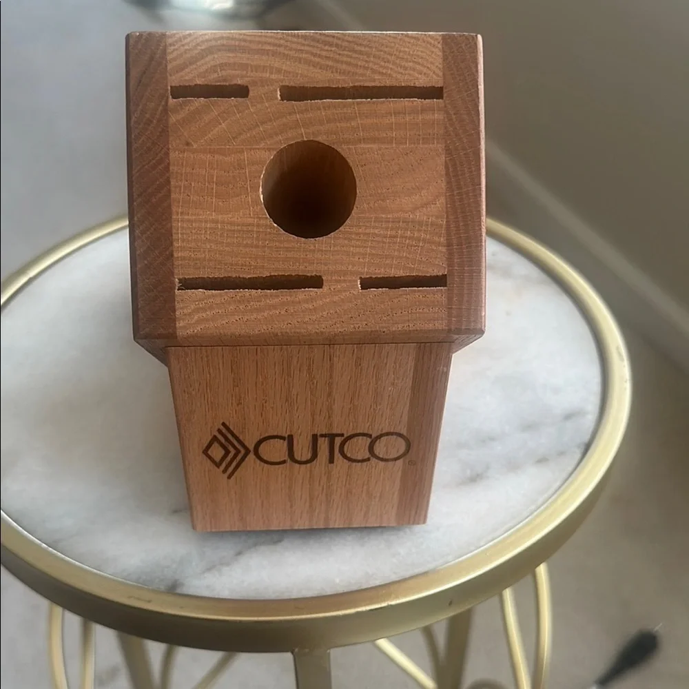 Cutco Wooden 5-Slot Knife Block